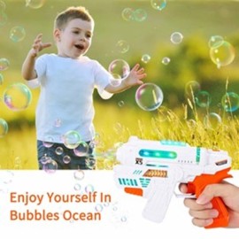 اسباب بازی تفنگ حباب ساز موزیکال مدل Bubble Gun_اسباب بازی تفنگ