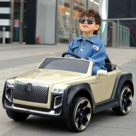 اسباب بازی ماشین شارژی رولزرويس متالیک آکسون رنگ نقره ای مدل AX2092 _اسباب بازی ماشین شارژی 
